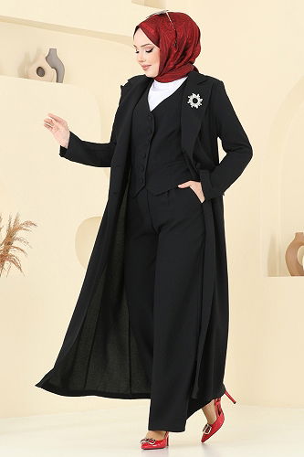 moda selvim Combined 8036AB368 Black - Thumbnail