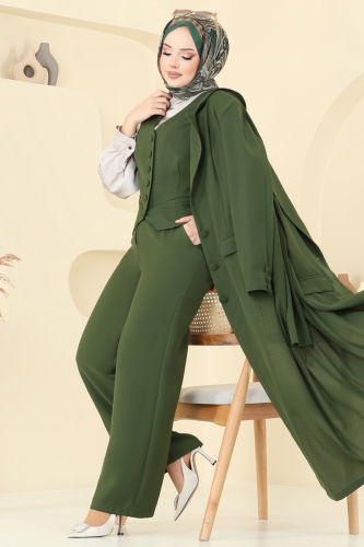 A.B. - طقم اخضر عفني 8036AB368