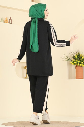 moda selvim Combined 8036TEG847 Black - Thumbnail