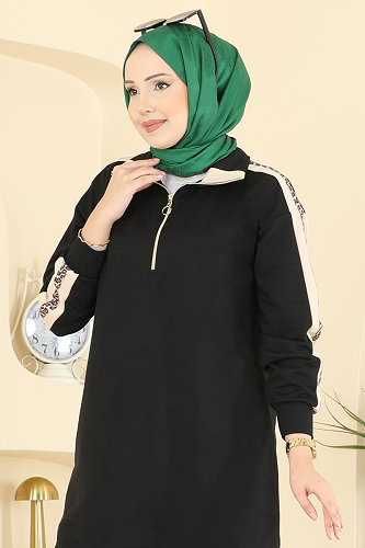 moda selvim Combined 8036TEG847 Black - Thumbnail