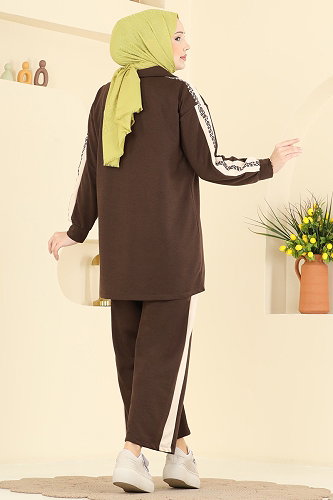 moda selvim Combined 8036TEG847 Brown - Thumbnail