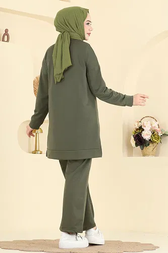 moda selvim Combined 8040UZ662 Dark Khaki - Thumbnail