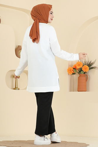 moda selvim طقم سكري واسود 8040UZ662 - Thumbnail