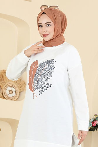 moda selvim طقم سكري وكحلي 8040UZ662 - Thumbnail