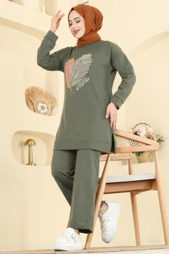 U.Z. - طقم اخضر عفني 8040UZ662