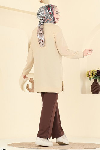 moda selvim Combined 8040UZ662 Stone&Brown - Thumbnail