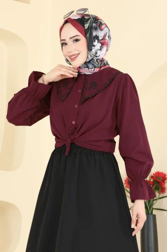 T.E.G. - طقم خمري و أسود 8045TEG847