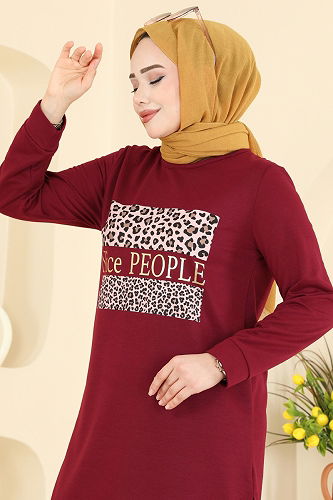 moda selvim Combined 8050UZ662 Burgundy - Thumbnail