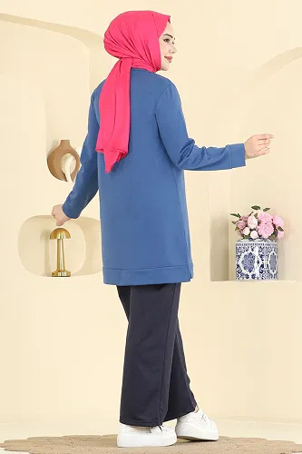 moda selvim Combined 8050UZ662 Indigo&Navy Blue - Thumbnail