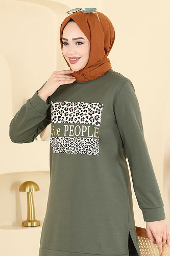 moda selvim Combined 8050UZ662 Khaki - Thumbnail