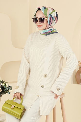 moda selvim Combined 8052OZN1046 Ecru - Thumbnail