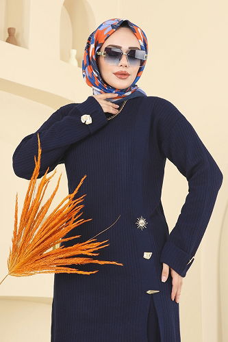 moda selvim Combined 8052OZN1046 Navy Blue - Thumbnail