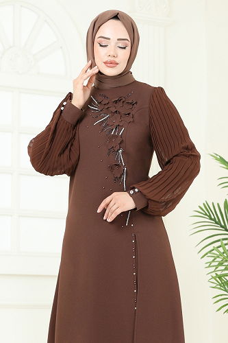 moda selvim Combined 8058ABK1075 Brown - Thumbnail