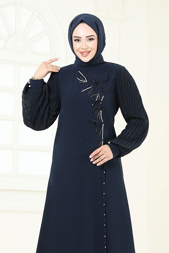 moda selvim Combined 8058ABK1075 Navy Blue - Thumbnail