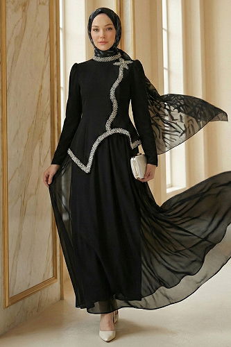 moda selvim Combined 8060YG95 Black - Thumbnail