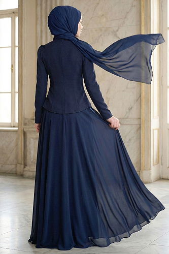 moda selvim Combined 8060YG95 Navy Blue - Thumbnail