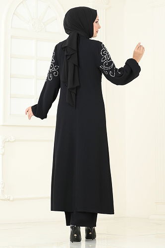 moda selvim Combined 8062ABK1075 Black - Thumbnail