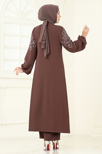 moda selvim Combined 8062ABK1075 Brown - Thumbnail