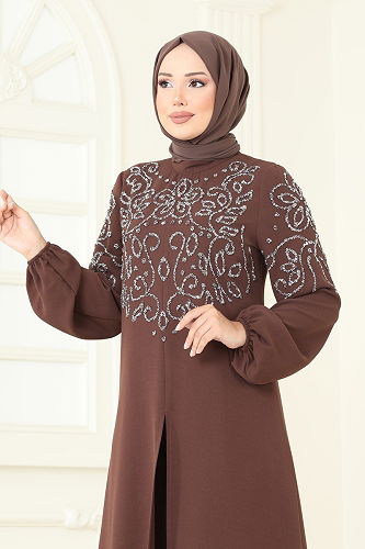 moda selvim Combined 8062ABK1075 Brown - Thumbnail