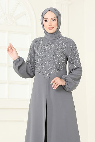 moda selvim Combined 8062ABK1075 Gray - Thumbnail