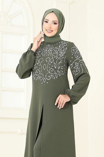 moda selvim Combined 8062ABK1075 Khaki - Thumbnail