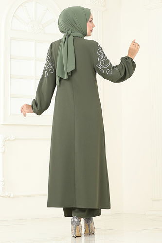 moda selvim Combined 8062ABK1075 Khaki - Thumbnail