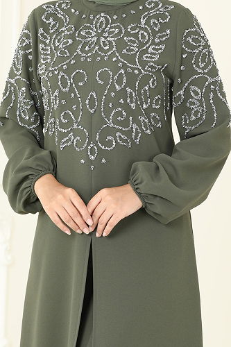 moda selvim Combined 8062ABK1075 Khaki - Thumbnail