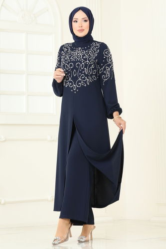 A.B.K. - Combined 8062ABK1075 Navy Blue