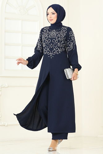 moda selvim Combined 8062ABK1075 Navy Blue - Thumbnail