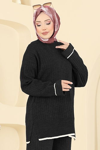 moda selvim Combined 8071KLB1050 Black - Thumbnail