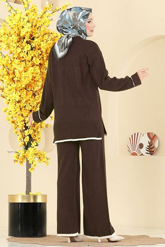 moda selvim Combined 8071KLB1050 Brown - Thumbnail