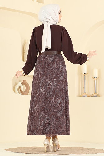 moda selvim Combined 8076TEG847 Brown - Thumbnail