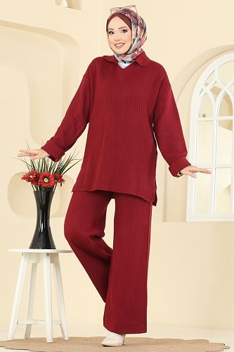 moda selvim Combined 8080KLB1050 Burgundy - Thumbnail