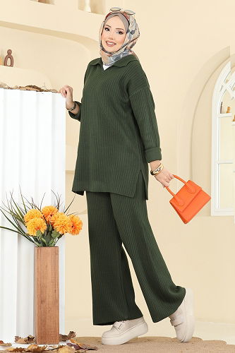 moda selvim Combined 8080KLB1050 Khaki - Thumbnail