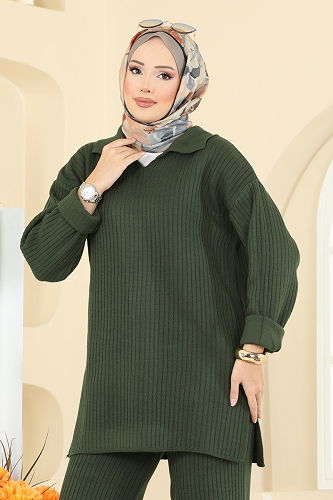 moda selvim Combined 8080KLB1050 Khaki - Thumbnail