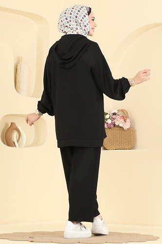 moda selvim Combined 8081TEG847 Black - Thumbnail
