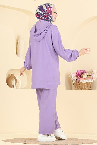 moda selvim Combined 8081TEG847 Lilac - Thumbnail
