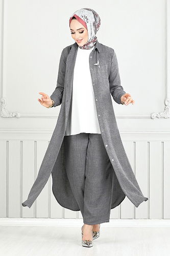 moda selvim Combined 808OZR1047-M Anthracite - Thumbnail