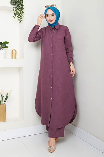 moda selvim Combined 808OZR1047-M Dark Rose Dusky - Thumbnail