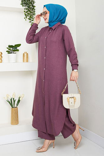 moda selvim Combined 808OZR1047-M Dark Rose Dusky - Thumbnail