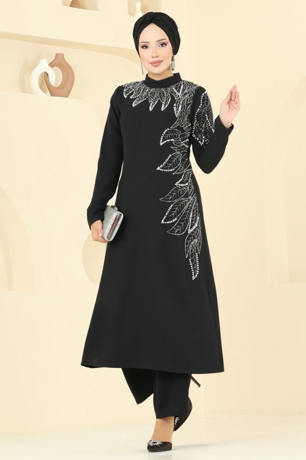 Modaselvim NET 20%+20% DISCOUNT IN THE CARD Combined 8098ABK1075 Black