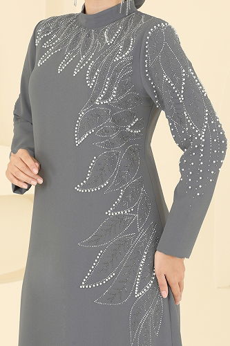 moda selvim Combined 8098ABK1075 Gray - Thumbnail