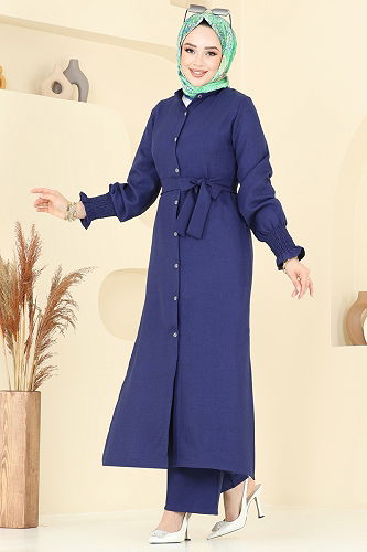 moda selvim Combined 809OZN1046 Navy Blue - Thumbnail