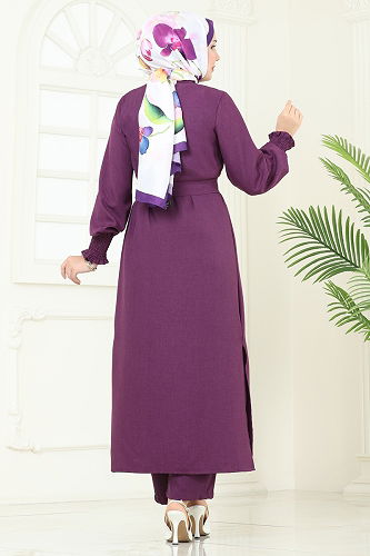 moda selvim Combined 809OZN1046 Purple - Thumbnail