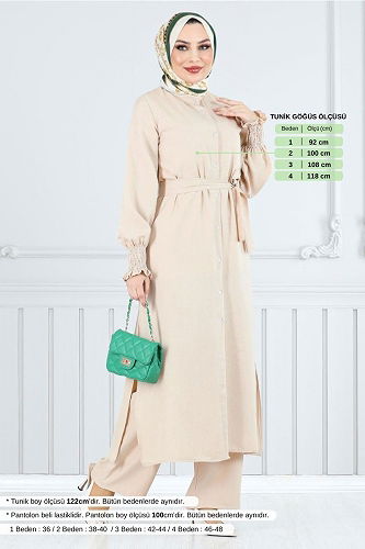 moda selvim Combined 809OZR1047-M Stone - Thumbnail