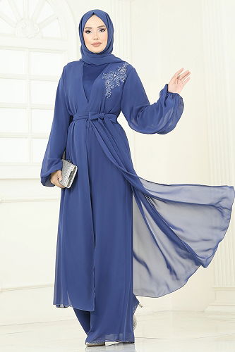 moda selvim Combined 8113AB368 Dark Indigo - Thumbnail