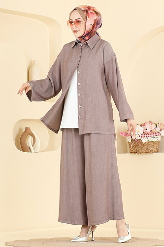 moda selvim Combined 8159TEG847 Brown - Thumbnail