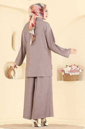 moda selvim Combined 8159TEG847 Brown - Thumbnail