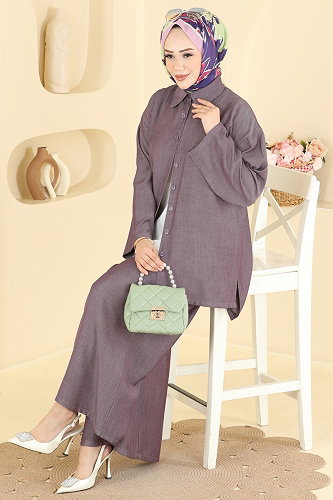 moda selvim Combined 8159TEG847 Damson - Thumbnail