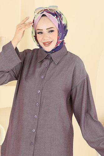 moda selvim Combined 8159TEG847 Damson - Thumbnail